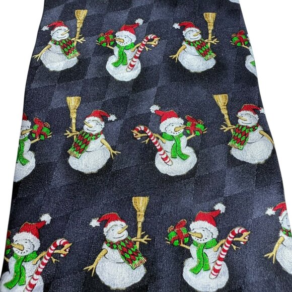 Vintage 1999 Hallmark Holiday Traditions Snowman Tie | MMG | EUC - Picture 2 of 4